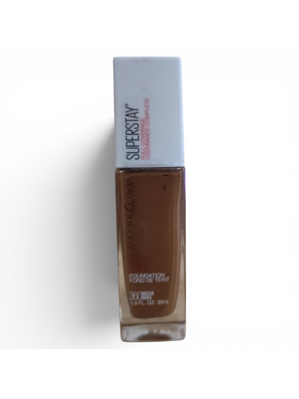 Maybelline 24H SuperStay Full Coverage Foundation Mocha 360